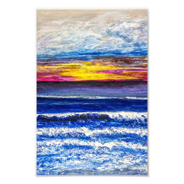Photo Print - Sunrise Seaside (Front)