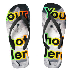 Photo Printed Flip Flops