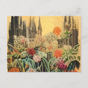 Photo Prints Announcement Postcard
