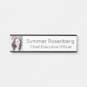 Photo Professional Office Name Plate Door Sign