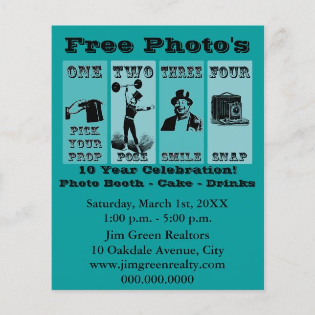 Photo Prop Sign Flyer (Front)