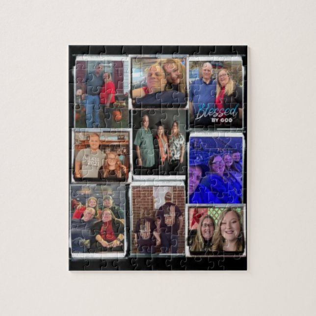 Photo puzzle collage (Vertical)