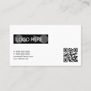 Photo QR Code Business Card
