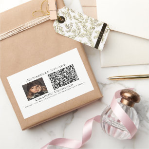 Photo QR code Company Business  Sticker