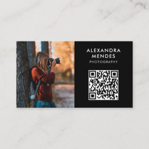 Photo QR Code, Photographer Photography Business Card