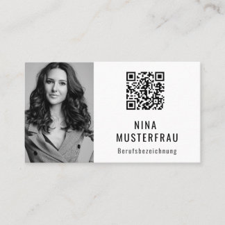 Photo QR Code Templates Business Card