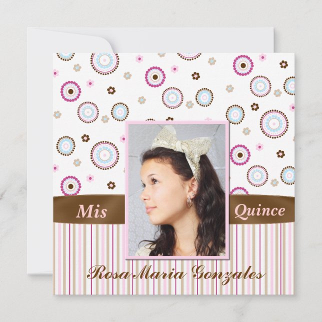 Photo Quinceañera Invitation (Front)