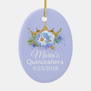 Photo Quinceañera Keepsake Ornament