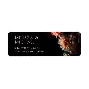 Photo Realistic Flowers Dark Moody 