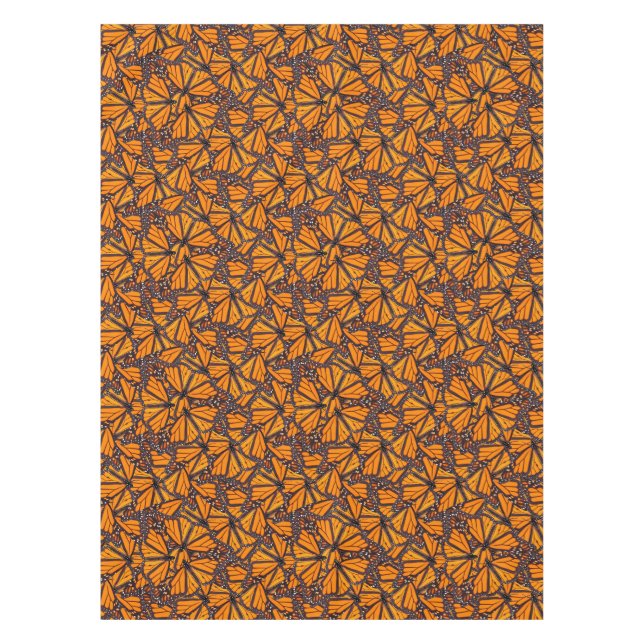 Photo Realistic Monarch Butterflies Tablecloth (Front)