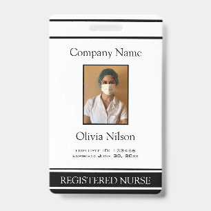 Photo Registered Nurse Badge
