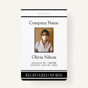 Photo Registered Nurse Badge