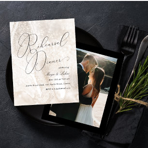 Photo Rehearsal Dinner Invitation