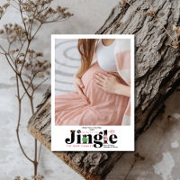 Photo Retro Baby Pregnancy Announcement