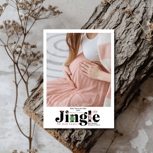 Photo Retro Baby Pregnancy Announcement (Creator Uploaded)