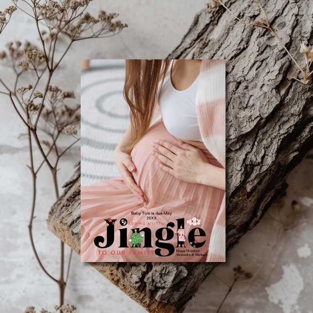Photo Retro Baby Pregnancy Announcement (Creator Uploaded)