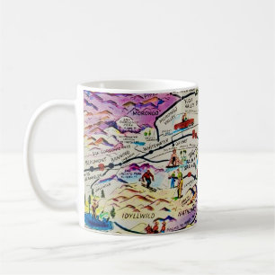 Photo Retro Palm Springs Plan Mug
