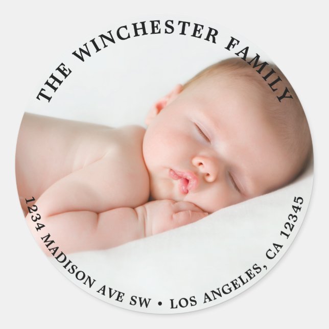 Photo Return Address Label (Front)