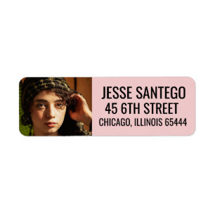 PHOTO RETURN ADDRESS LABELS CUSTOM