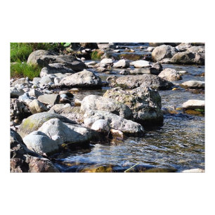 Photo Rivière de montagne des Carpates – Impression de n