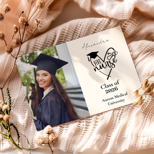  Photo RN Nurse Graduation Party Announcement (Creator Uploaded)