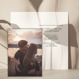 Photo Romance Wedding Invitation