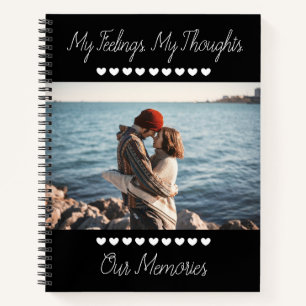 Photo Romantic Diary, Thoughts & Memories Notebook