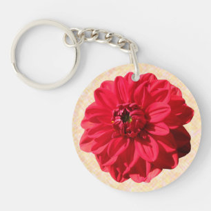 Photo rouge de dahlia de fleur