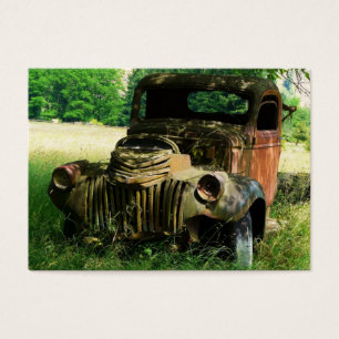 Photo rouillée de camion de ferme d'ACEO vieille