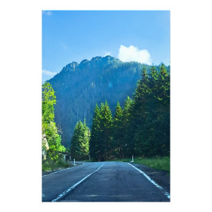 Photo Route forestière des Carpates – Impression de mont