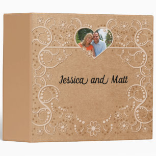 Photo Rustic Wedding Binder