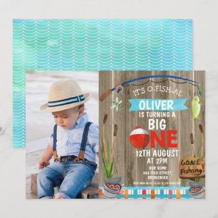 Photo Rustique O-Fish-Ally Invitation Anniversaire