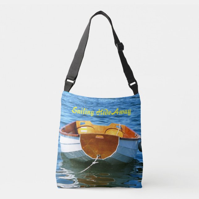 Photo Sailing Nautical CrossBody Bag (Front)