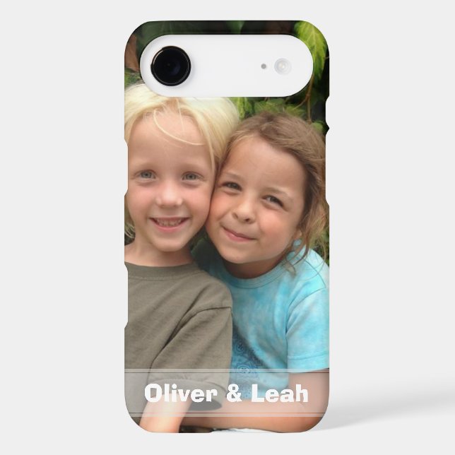 Photo Samsung Galaxy S9 case with names (Back)