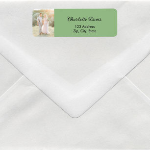 Photo saute verte adresse de retour mariage