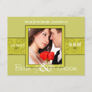 Photo Save The Date Announcement Postcard