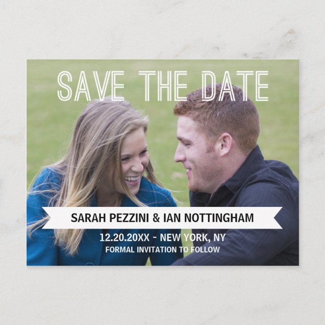 Photo Save the Date Cards (Front)