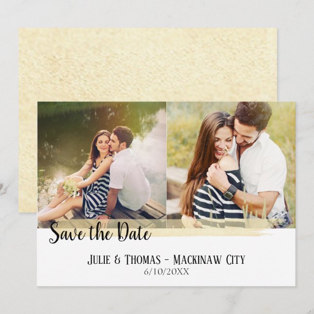 Photo Save the Date Invitation (Front/Back)