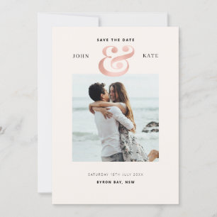 Photo Save the Date Invitation