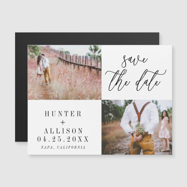 Photo Save the Date | Magnet (Front/Back)