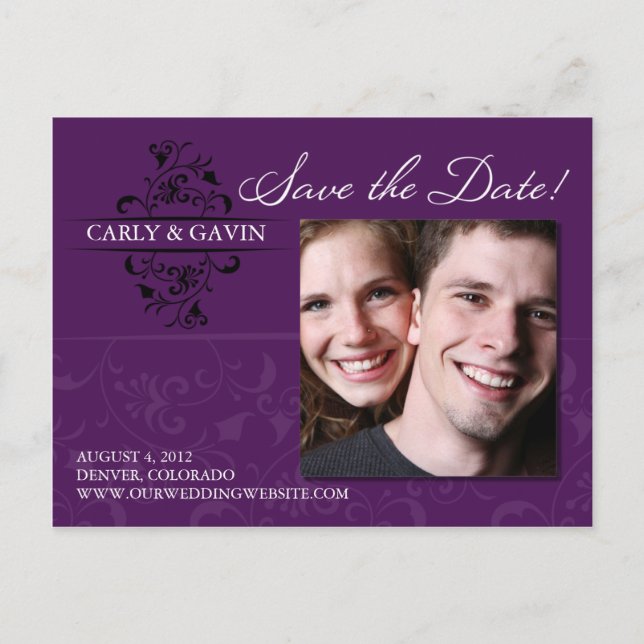 Photo Save the Date Postcard (Front)