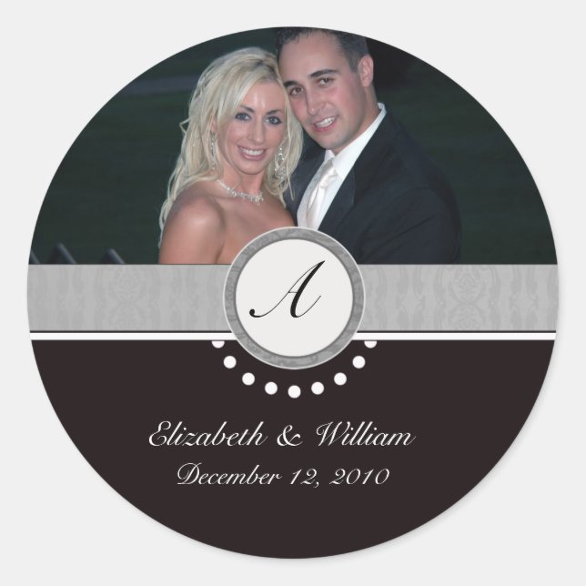 Photo Save the Date Stickers (Front)