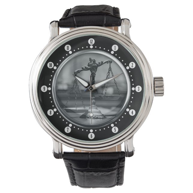 Photo Scales of Justice | Lawyers Watch (Front)