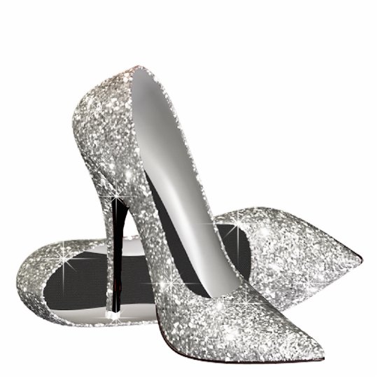 talon haut argent