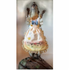 Sculpture en belette d'échouer