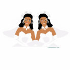 Topper de gâteau Mariage lesbien