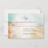*~* Photo Sea Dune Beach Grass -  Wedding RSVP