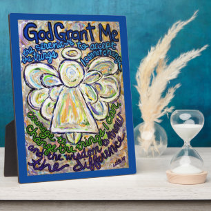 Photo Sérénité Prière Ange Peinture Art Plaque