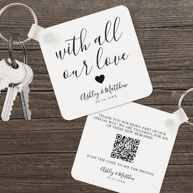 Photo Share Guest Wedding Keychain (Photo Share Guest Wedding keychain )