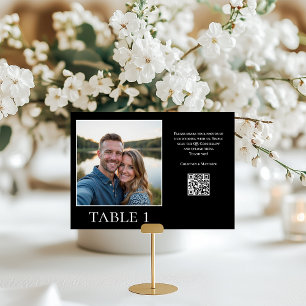Photo Sharing QR Code Table Number